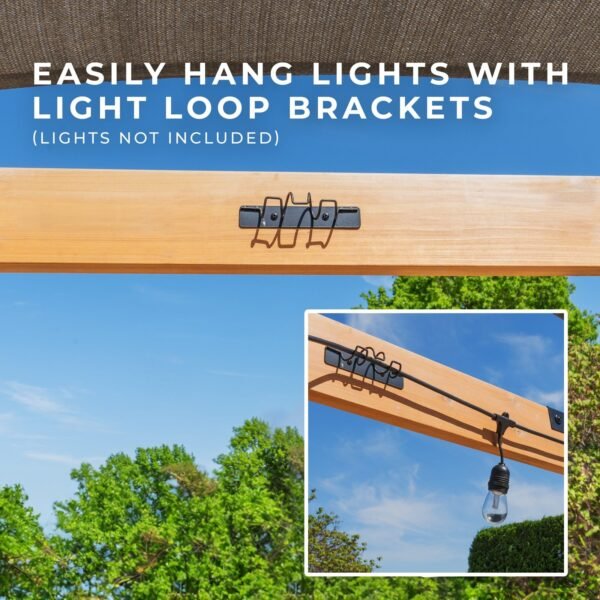 12x10 Brendan Sail Shade Pergola - Image 11