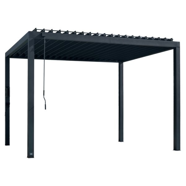12x10 Sarasota Steel Louvered Pergola - Image 2