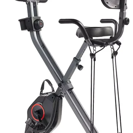 Sunny Health & Fitness Foldable Magnetic Recumbent X-Bike