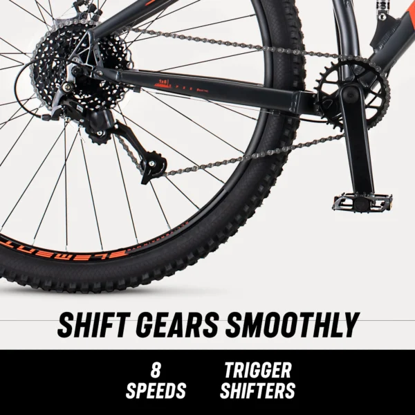 Mongoose Ledge X2 Mountain Bike, 29-in. Wheels, 8 Speeds, Adult Ages 14+, Gray - Image 2