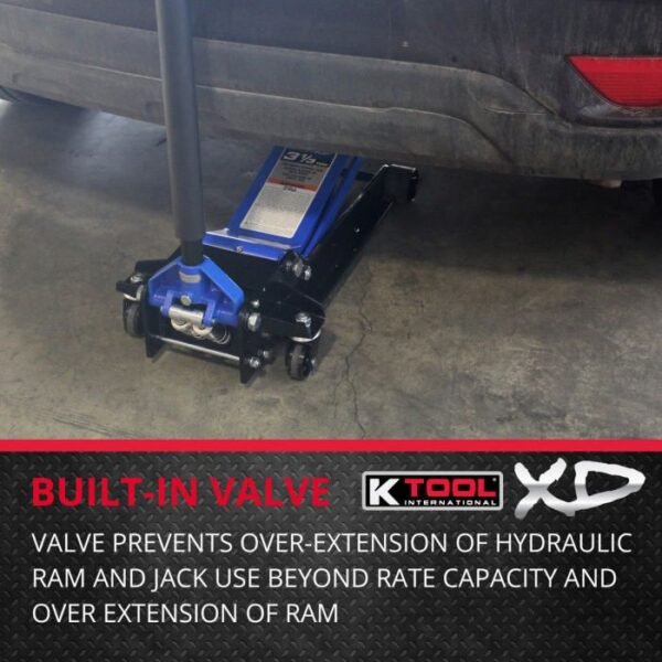 K Tool Heavy-Duty Low-Profile 3.33 Ton Floor Jack - Image 5