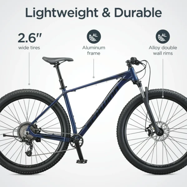 Schwinn Axum DP Mens Mountain Bike, 29" wheels, 19" Frame, Adults 14+ Years, Blue - Image 5