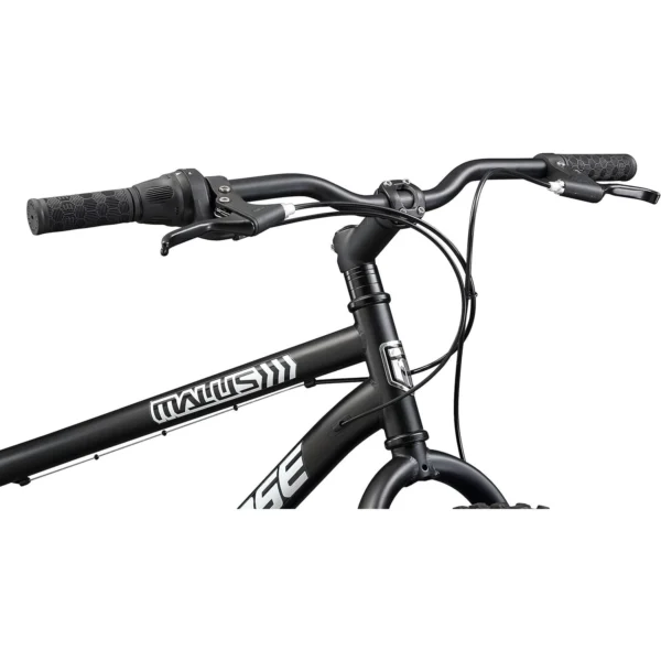 26" Mongoose Malus Adult Fat Tire Mountain Bike, Black - Image 4