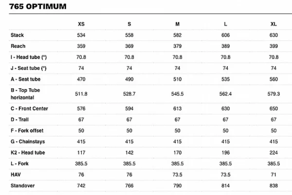 Look 765 Optimum Frameset - Image 3