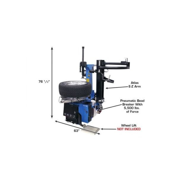 Atlas TC755EZ E-Z Arm Wheel Clamp Tire Changer - Image 3