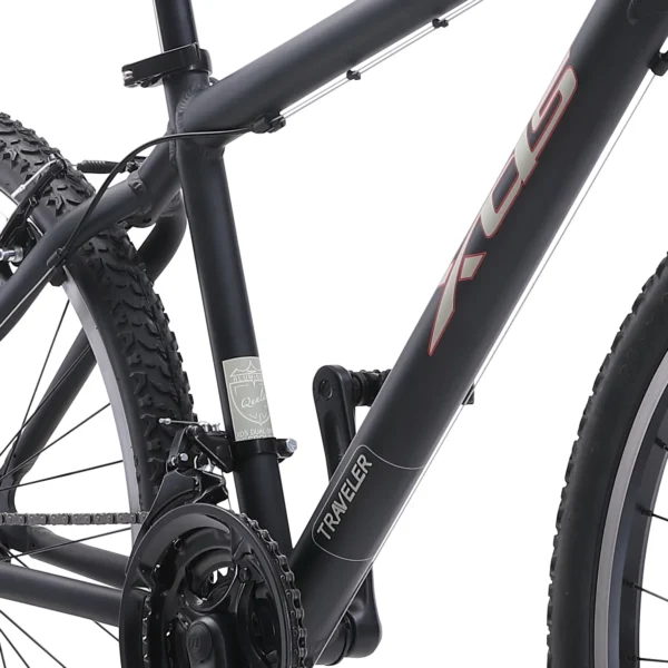 XDS Traveler, 21sp, 26", Aluminum Mountain Bike, Unisex, Matt Black - Image 3