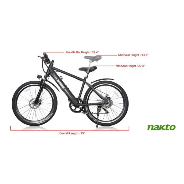 NAKTO Ranger Aluminum Alloy Frame 26" Mountain Bikes - Image 2