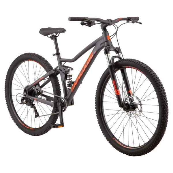 Mongoose Ledge X2 Mountain Bike, 29-in. Wheels, 8 Speeds, Adult Ages 14+, Gray - Image 4