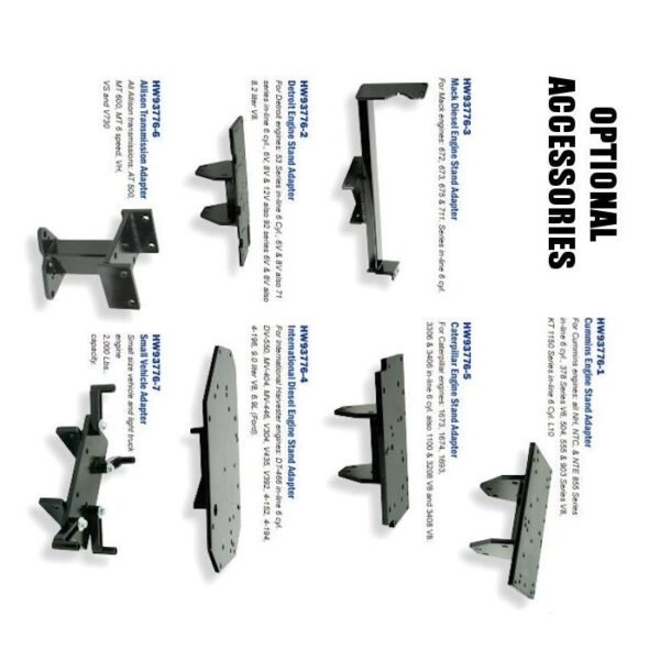 Hein-Werner HW93776 3-Ton Heavy-Duty Truck Engine Stand - Image 2