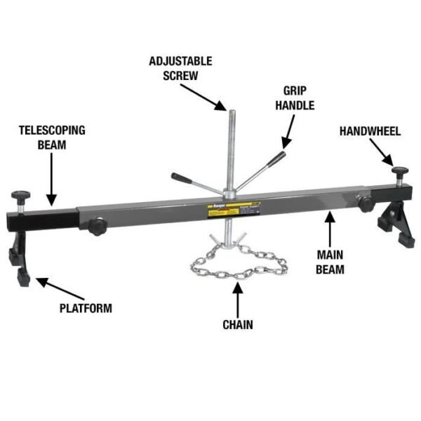 Ranger RST500-ES Engine Support 1,500 lbs. Capacity - Image 2