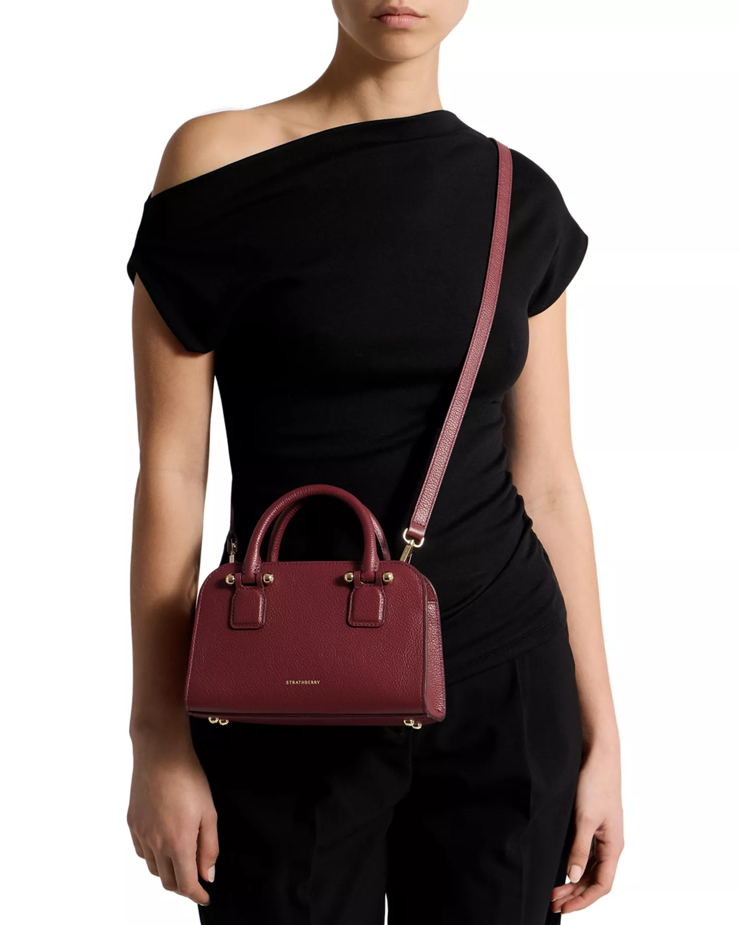 Strathberry Georgia Leather Mini Tote - Image 2