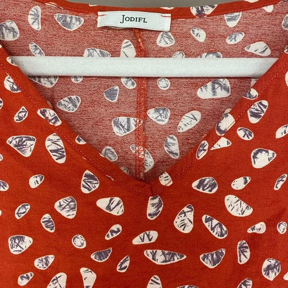 Flaunt Boutique Rust Pebble Blouse - Image 2