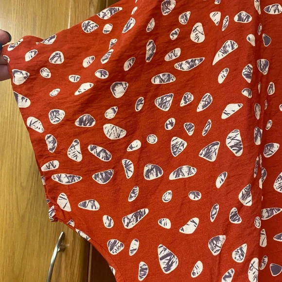 Flaunt Boutique Rust Pebble Blouse - Image 4